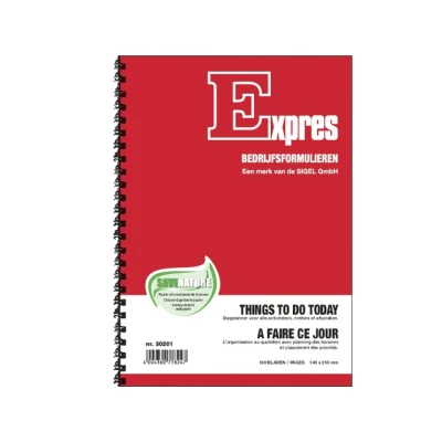 Afbeelding van Things To Do Today Sigel Expres met spiraal 100 blad 148x210mm