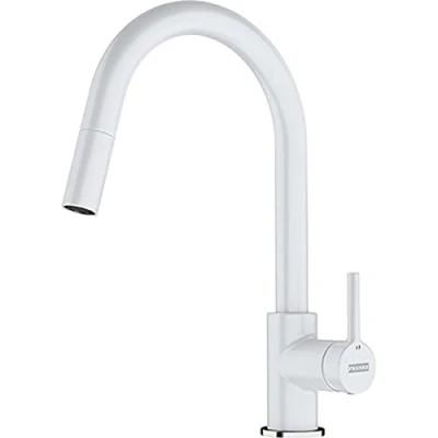 Afbeelding van Franke Lina Keukenmengkraan Polar White Wit met Uittrekbare Handdouche 115.0626.081
