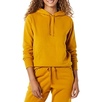 Afbeelding van Amazon Essentials Women&#039;s Fleecetrui met capuchon (verkrijgbaar in grote maten), Tabakbruin, XXL