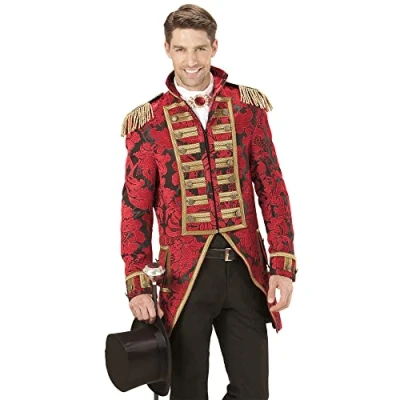 Afbeelding van Widmann Middeleeuwen &amp; Renaissance Kostuum Royale Frackjas Parade Rood Man Medium Halloween Verkleedkleding