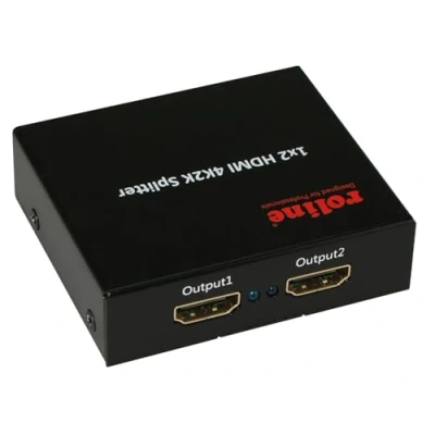 Afbeelding van Roline HDMI Video Splitter, 2fach, Schakeldoos
