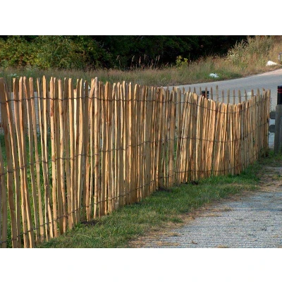 Afbeelding van Intergard Schapenhek kastanjehouten hekwerk 1,00x5m (4/5cm)