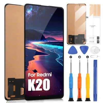 Afbeelding van LCD display voor Xiaomi Redmi K20/K20 PRO/Mi 9T/Mi 9T Pro, scherm, digitizer touchscreen, vervangende montage met gereedschap (6,39 inch, zwart)