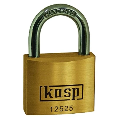 Afbeelding van Kasp K12525A4 Hangslot 25 mm Gelijksluitend Goud geel Sleutelslot