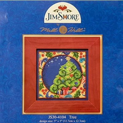 Afbeelding van Mill Hill Jim Shore Tree Getalde Kruissteek Kit, 5 bij Inch