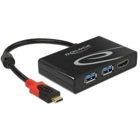 Afbeelding van USB C hub Delock