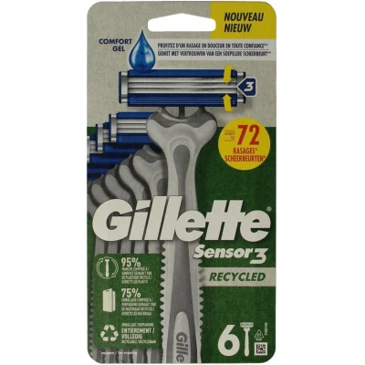Afbeelding van Gillette Sensor3 wegwerpmesjes 6 stuks