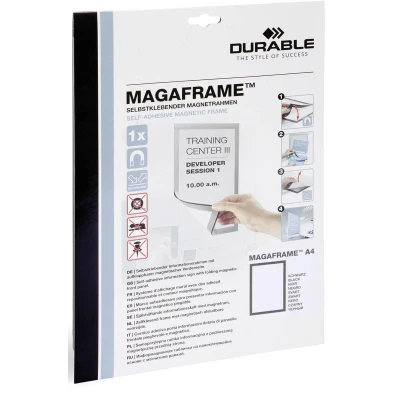 Afbeelding van Durable Duraframe A4 zwart, in ophangbare etui multifunctionele mapjes