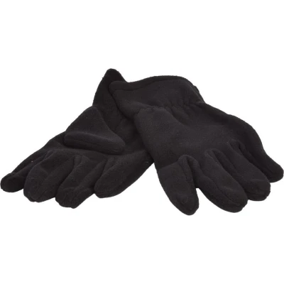 Afbeelding van P&amp;T Handschoenen Kinderen Micro Fleece Zwart 7 8j