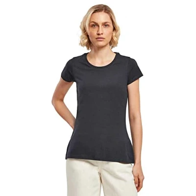Afbeelding van Damesshirt &#039;Basic Tee&#039; met ronde hals Navy S