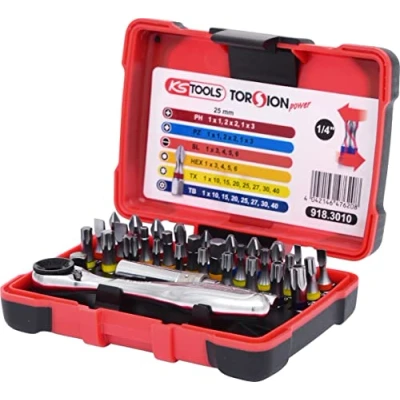Afbeelding van KS Tools 918.3010 1/4&quot; TORSIONpower Bitset, 32 dlg