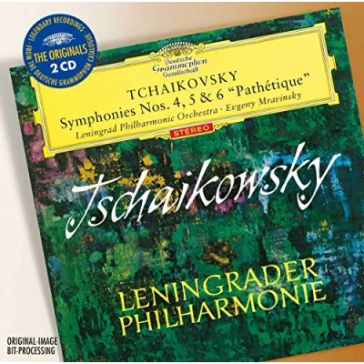 Afbeelding van Leningrad Philharmonic Orchestra, Yevgeny Mravinksy Tchaikovsky: Symphonies Nos. 4, 5 &amp; 6 &quot;Pathétique&quot; (2 CD)