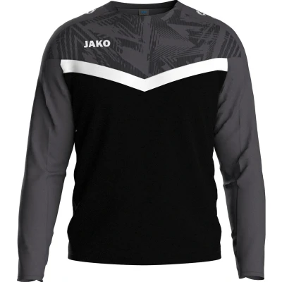 Afbeelding van JAKO Sweater Iconic rood/wijnrood L zwart/antraciet / XL