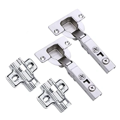 Afbeelding van HAFELE 95 Keuken Voorliggend Scharnier met Hydraulische Demper voor Kast Kledingkast Zware en Dikke Deur Soft Closing Scharnieren Demping Set van 2 pcs
