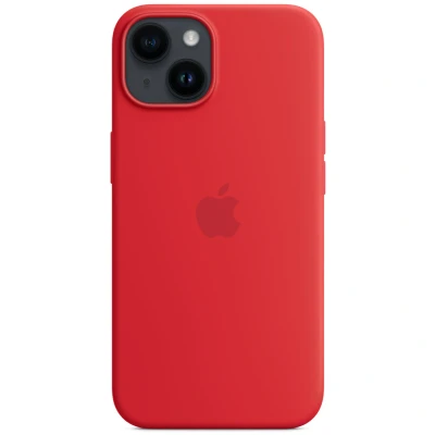 Afbeelding van Apple Silicome Case + MS iPhone 14 (PRODUCT)RED
