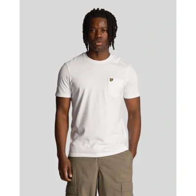 Afbeelding van Lyle &amp; Scott Pocket Tshirt basic, Heren, Maat: Medium, White