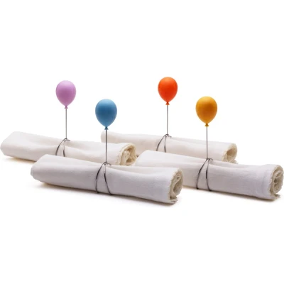 Afbeelding van Peleg Design Balloonapkins Servetringen 4 stuks