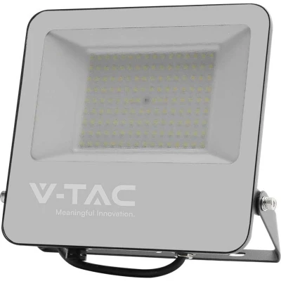 Afbeelding van V TAC Zwarte LED Schijnwerper 185lm/w IP65 100W 18500 Lumen 6500K