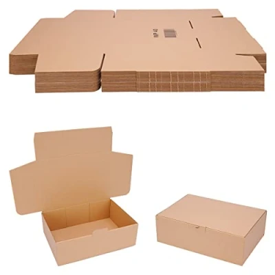 Afbeelding van verpacking 50 verzenddozen 310 x 215 100 mm kleine dozen voor verzending vouwdozen maten en hoeveelheid naar keuze karton