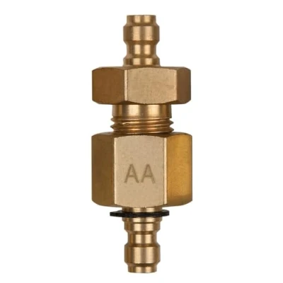 Afbeelding van KS Tools 150.2347 Dubbel adapterstuk M14x1,5 binnen en buitenschroefdraad 3/8 slangaansluiting