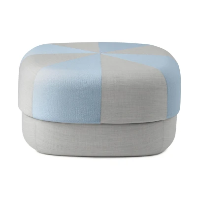 Afbeelding van Normann Copenhagen Circus Duo Poef Large Lichtblauw