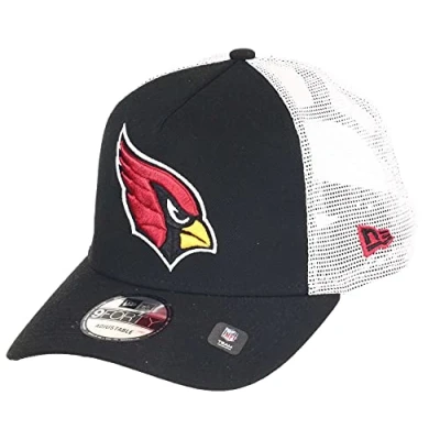 Afbeelding van New Era Arizona Cardinals NFL White Mesh Trucker 9Forty A Frame Cap One Size