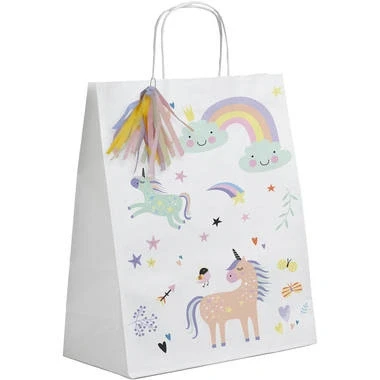Afbeelding van Traktatie kadotasje Unicorns &amp; Rainbows 6 stuks