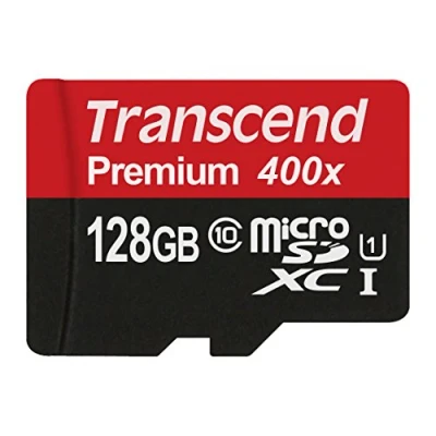 Afbeelding van Transcend microSDXC 128GB Class 10 UHS I 300x SD Adapter