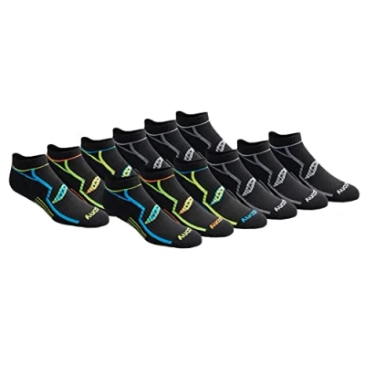 Afbeelding van Saucony Hardloopsokken voor heren, Zwart (12 paar), Large