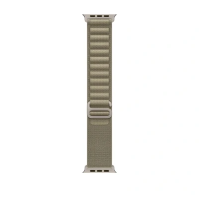 Afbeelding van Apple Watch Strap 49mm Olive Alpine Loop L (165 210mm)