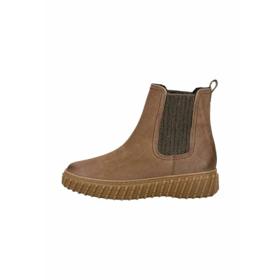 Afbeelding van Paul Green Korte laarzen, Dames, Maat: 36, Grained nubuk tabac Schoenen