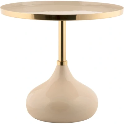 Afbeelding van Leitmotiv Bijzettafel Mila Large Warmgrijs
