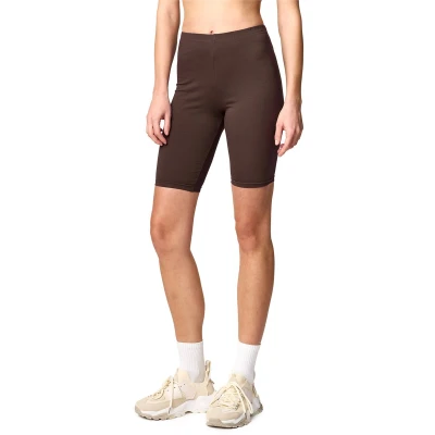 Afbeelding van Merry Style MS MS10 200 LE Dames Leggings Sport Vrijetijdsbroek Kort Katoen Sporbroek Yogabroek Bruin XS