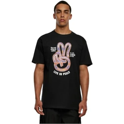 Afbeelding van Upscale by Mister Tee Prisma Tshirt print, Heren, Maat: 3XL, Black