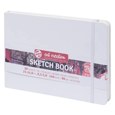 Afbeelding van Talens Art Creation schetsbook wit 14,8x21 140grams