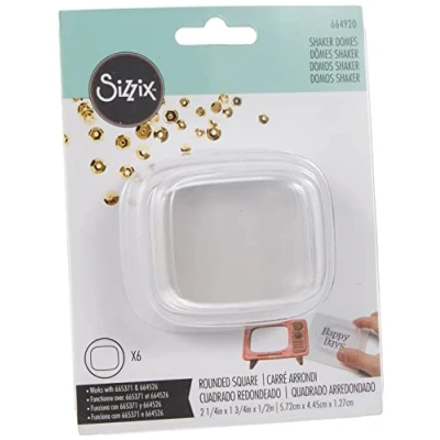 Afbeelding van Sizzix Bigz Die 2 1/2&quot; afgewerkte halve vierkante driehoeken, meerkleurig