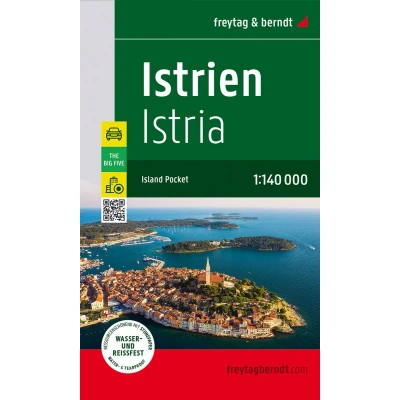 Afbeelding van Istrien, Straßen und Freizeitkarte 1:160.000, freytag &amp; berndt: Island Pocket, The Big Five: AK 7405 IP