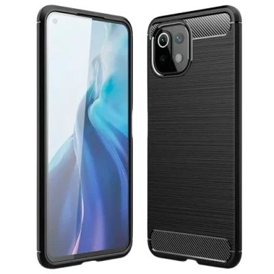 Afbeelding van Just in Case Rugged TPU Back Cover Zwart Xiaomi Mi 11 Lite