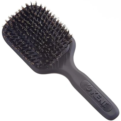 Afbeelding van Kent AirHedz Pro Medium Pure Bristle Paddle Borstel Grafiet Grijs
