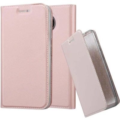 Afbeelding van Cadorabo Hoesje geschikt voor Motorola MOTO G5S in CLASSY ROSE GOUD Beschermhoes met magnetische sluiting, standfunctie en kaartvakje Book Case Cover Etui