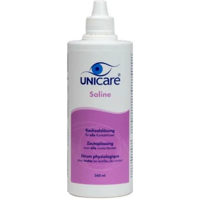 Afbeelding van Unicare Saline Lenzenvloeistof 360ML