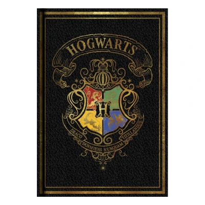 Afbeelding van Harry Potter A5 notitieboek met etui Zwart Kleurrijk Kader