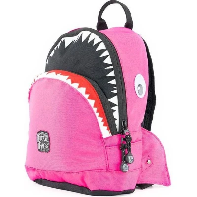 Afbeelding van Pick &amp; Pack Rugzak S Shark Shape Fuchsia