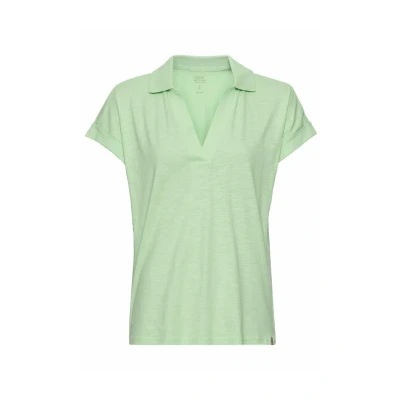 Afbeelding van camel active Poloshirt, Dames, Maat: Small, Pistaccio