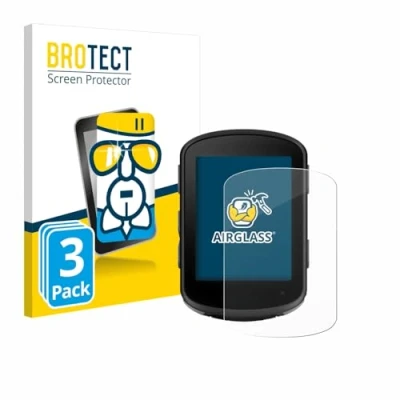 Afbeelding van BROTECT Screenprotector voor Garmin Edge 540 Solar Folie Beschermfolie Beschermglas transparant (3 Stuks)