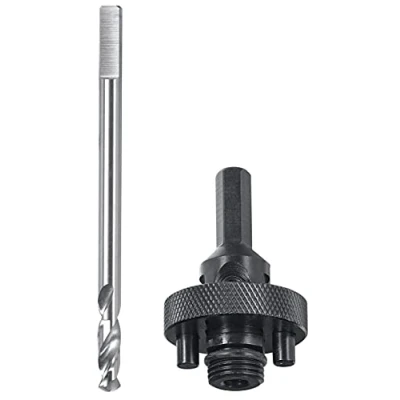 Afbeelding van kwb 499004 Opname schacht zeskant voor Easy Cut gatenzaag 35 105 mm met 5/8&#039;&#039; 18 UNF schroefdraad incl. HSS centreerboor