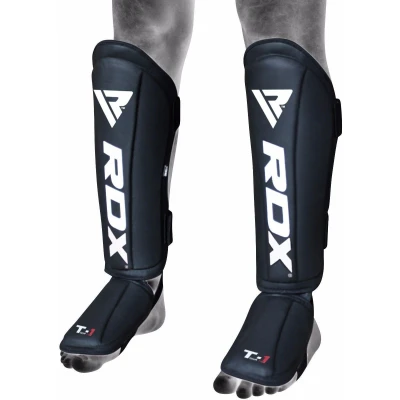 Afbeelding van RDX Sports Shin Instep Molded KING Zwart Kunststof