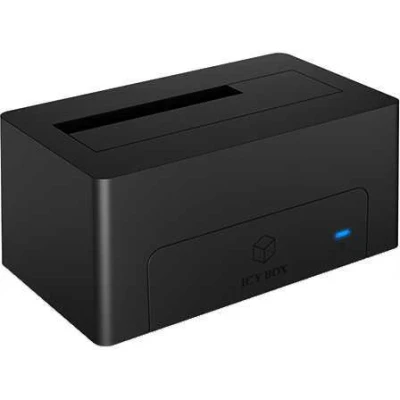 Afbeelding van ICY BOX 1121 C31 USB docking station 2.5/3.5 HDD /SSD Antraciet, Zwart