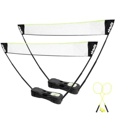 Afbeelding van VirtuFit 2 in 1 Portable Badminton en Tennis Set Inclusief koffer