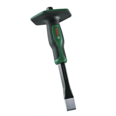 Afbeelding van Bosch platte steenbeitel 22 250 mm (dubbel geharde snijkant voor zware klussen; chroom vanadium schacht; comfortabele handgreep met softgrip en handbeschermer)